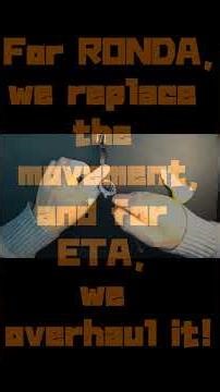 GUCCI Quartz Watch Overhaul Part 1Running 15 Minutes Slow ETA Movement Repair Instead of Replacement