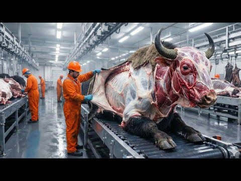 Inside The Modern Bison Leather Factory: From Raw Hide To Premium Fashion (Full Process)