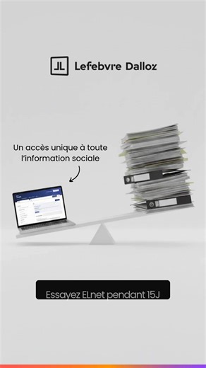 ✨ Découvrez Elnet Social ✨ 📚 Un fonds documentaire unique et pluridisciplinaire pour tout savoir sur le droit social ! ✅ Testez gratuitement pendant 15 jours 👉 Sans carte bancaire, sans engagement ! 🔍 Ce que vous obtenez : L’accès à des textes de référence et des sources officielles 📜 Des outils pratiques : indices, barèmes, taux et modèles 📊 Une aide pour optimiser vos recherches et rester à jour sur l’actualité juridique 📰 💡 Profitez de cet essai exclusif pour explorer une documentation