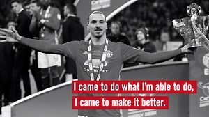Zlatan Ibrahimovic on his United future... | Manchester United