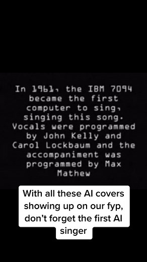 The IBM 7094: The First Computer to Sing 'Daisy Bell' (1961)