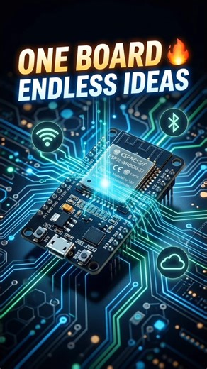 ESP32 Explained in 30 Seconds ⚡ #shortsfeed #esp32 #arduino #embeddedsystems #coding