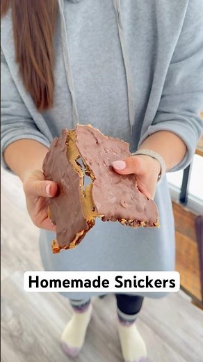 Viral Snickers Bar Recipe | Healthy 5-Ingredient Treat