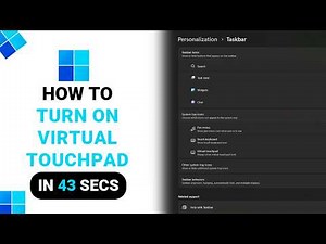 How to Turn On Virtual Touchpad on Windows [NEW]