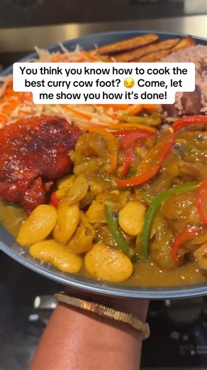 3.7K views · 246 reactions | Cow foot nice any way you cook it, curry, brown stew, or even in soup  The flavor always hit different! How you like yours? ⸻  Hashtags: #CowFoot #JamaicanFood #YardFood #IslandStyleCooking #CaribbeanFood #JamaicanCooking #MagicFingerMeals #HomeCooking #AuthenticJamaican #CaribbeanVibes #FoodiesGetInHere | Magicfingermeals | Facebook