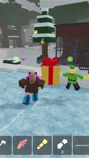 Helping the elf #roblox #robloxtrend #elfman#99nightintheforest