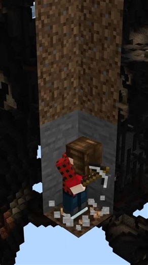 Can you dig straight down in Minecraft?