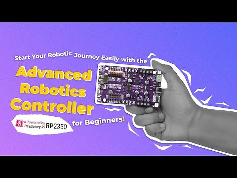 RP2350 Motor Controller Base - MOTION 2350 Pro #diy #motordriver #2in1 #rp2350 #robotics