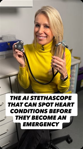 Lara Lewington on Instagram: "The Tricorder AI stethoscope can prevent serious heart events, one challenge is to get already busy doctors to stick with using it, as published in The Lancet this week. Preventative health needs to be as frictionless as possible - even for the medics, as tech like this can really make a difference. Thanks for having us @imperialcollege, full story on @bbc Tech Now soon."
