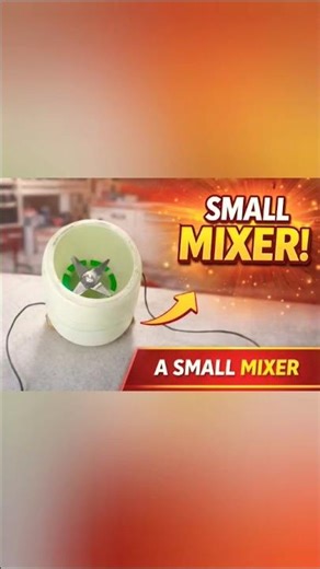 Amazing Small Mixer Machine | DIY Mini Mixer Project | Creative Motor Experiment