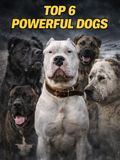 Which one do you think is the ultimate guardian? Some dogs were bred to guard homes. Others were bred to defend livestock from wolves and predators. These six breeds represent some of the most powerful working dogs on planet Earth. Which one is your favorite? @Dom @DIVINE.DOGO.ARGENTINOS @akbasturkkangal @Nazar Alabay #powerfuldogs #guardianbreed #workingdogs #giantdogbreeds #dogreels