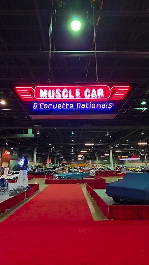 Part one. It took me nearly 14 minutes to film these two parts and I still didn't see everything. They had to be sped up to get under the 3 minute limit. It starts out traversing the red carpet and passing the 67 GTX from Tommy Boy and then walking through a stellar lineup of HEMI powered B body convertibles. Buick GS 455s, GTOs, Chevelles... you'll just have to watch both parts. . . Follow me @musclecarsyndicate on Instagram, Facebook and YouTube. Thank you. . . #musclecars #mcacn2025 #muscleca