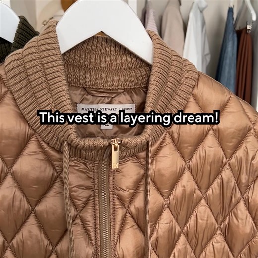 Buy now! Move freely in Martha Stewart’s quilted short-sleeve jacket. | QVC