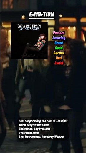 Emotion - Carly Rae Jepsen Album Review