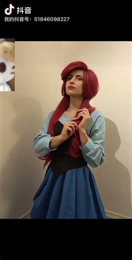 The Little Mermaid Ariel Blue Princess Cosplay Wig