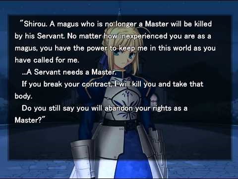 Fate/stay Night Visual Novel - Fate Day 03 - Bad End 01 - Forest of No Return