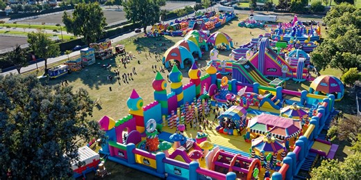 The Big Bounce America brings huge inflatables to Columbia