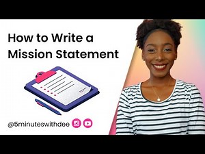 How to Write a Mission Statement
