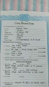 Mengisi CV Tamatan SMK yang Berpengalaman Kerja