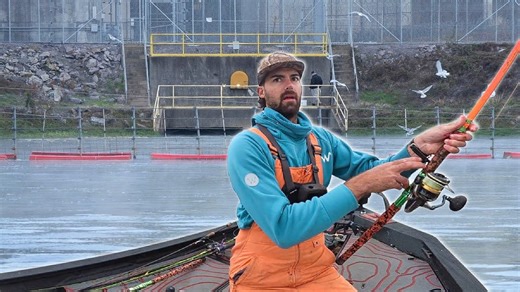 Spillway fishing results in a shocking and unexpected species catch