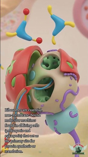 Ribosomes , function, location #exam #education #science #biology #animation#easy#revision