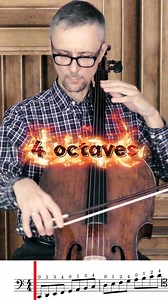 55K views · 893 reactions | 4-octave C major scale on cello  Sheet...