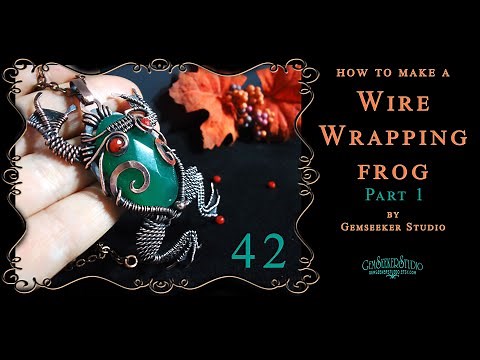 How to make a wire wrapping frog. DIY tutorial . Part1