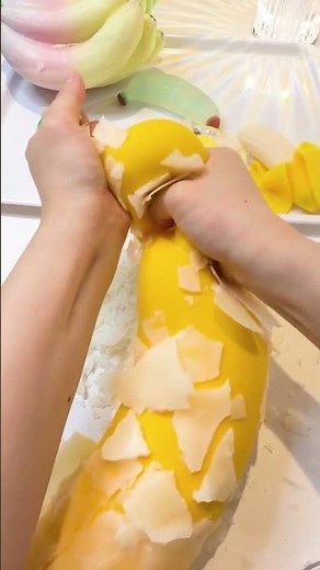 🍌×５！Wax Cracking ASMR (No Tapping)