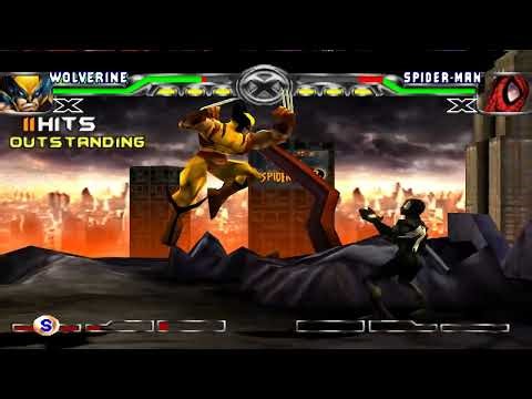 X-Men Mutant Academy 2 - Wolverine Vs. Spider-Man (PSone)