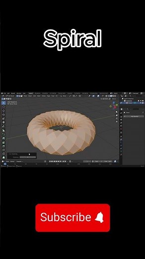 How to Make A Spiral In Blender
