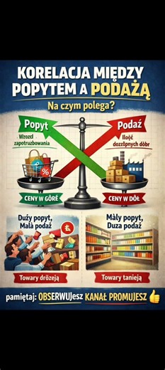 Popyt i podaż w 20 sekund! 📈 Jak działa najważniejsza zasada ekonomii? @FinanseOn-Line