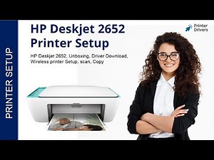 HP Deskjet 2652 Printer Setup | Printer Drivers | Wi-Fi setup | Unbox | HP Smart App Install