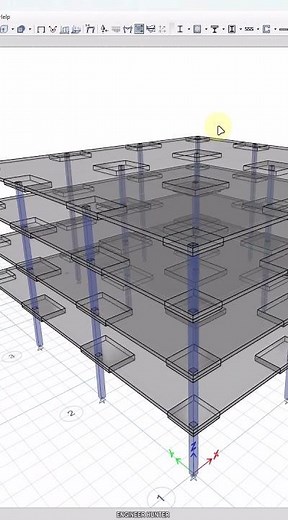 Import Foundation Load in SAFE from ETABS #construction #engineering #design