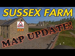 SUSSEX FARM, MAP UPDATE! Farming Simulator 17 PS4.
