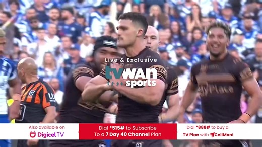 🏉🔥 NRL 2025 PRELIMINARY FINALS IS HERE – IT’S DO OR DIE! 🔥🏉 The countdown to the Grand Final is ON and the intensity is off the charts! 🗓️ Friday, Sept 26 – Storms vs. Sharks @ 7:00 PM 🗓️ Sunday, Sept 28 – Broncos vs. Panthers @ 3:00 PM 📺 Catch every bone-crunching tackle and try — LIVE & EXCLUSIVE on TVWAN Sports! 📱 Dial *515# or *888# via CellMoni Wallet for up to 34% OFF on the 7-Day 40 Channel Plan! #DigicelPNG #BetterTogether #GameDay #TVWANSports #RugbyLeague #CellMoni #FinalsActio