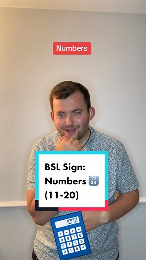19K views · 465 reactions | Today is a new Sign in British Sign Language Today’s sign is #Numbers ! Join me everyday for new signs in British Sign Language! #deaf #bsl #signlanguage #maths #counting #1to10 #easy #number # | The Deaf Chef | Facebook