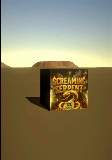 Screaming Serpent Fireworks: 120 Shots Display
