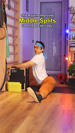 Middle Split Stretching Routine Many people approach the middle split thinking that they simply need to push their legs further apart and using just that single exercise. But the reality is a bit different. A comfortable and controlled middle split is usually the result of several kinds of flexibility working together. The hips, the adductors, the pelvis, and even our ability to actively control the position all play an important role. Only when these elements start to integrate does the middle 