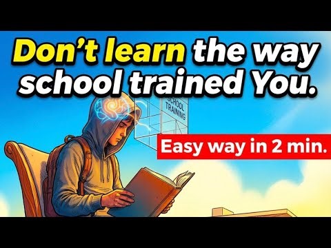 Don,t learn the way school trained You. Easy way in 2 min