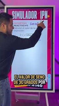Reactivo #1 Matemáticas – IPN: Razones Trigonométricas fáciles