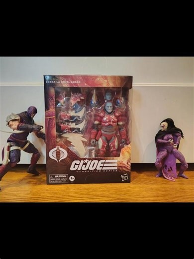 GI Joe Classified Cobra-La Royal Guard Stop Motion Unboxing