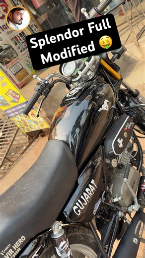 Splendor Modified…🤑 #shorts #ytshorts #splendormodified #bikesticker