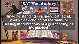 5000 Must Know SAT Vocabulary - Understanding Resonate: Beyond Sound to Emotional Impact