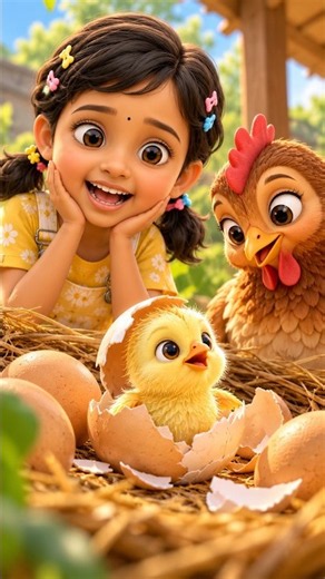 How Does a Chick Hatch from an Egg? 🐣🥚 | கோழி குஞ்சு எப்படி பிறக்குது? #shorts