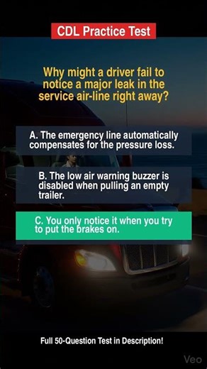 This is exactly how the real CDL test will trick you. #CDL #CombinationVehicles #Texas #shorts