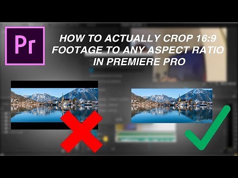 How to actually crop 16:9 footage to 21:9 or any aspect ratio in Premiere Pro