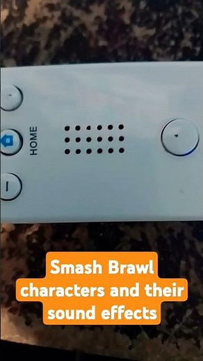 Super Smash Bros Brawl characters and their sound effects on the Wiimote