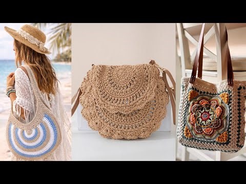 Unique Crochet Boho Bags | Trendy Handmade Bag Designs | crochet bags ladyloops |