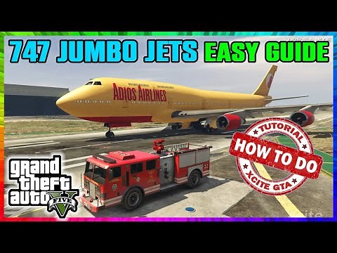 Where Can You Find A Jumbo Jet in GTA 5 ONLINE - How To Do - In just 5 Minutes - Easy Guide
