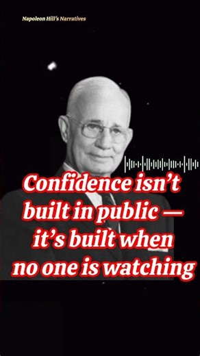 Confidence Grows in Silence — Here’s Why | Inspired by Napoleon Hill